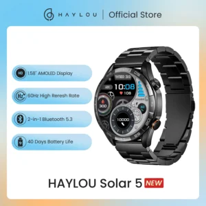 שעון חכם HAYLOU Solar 5 עם שיחות קוליות